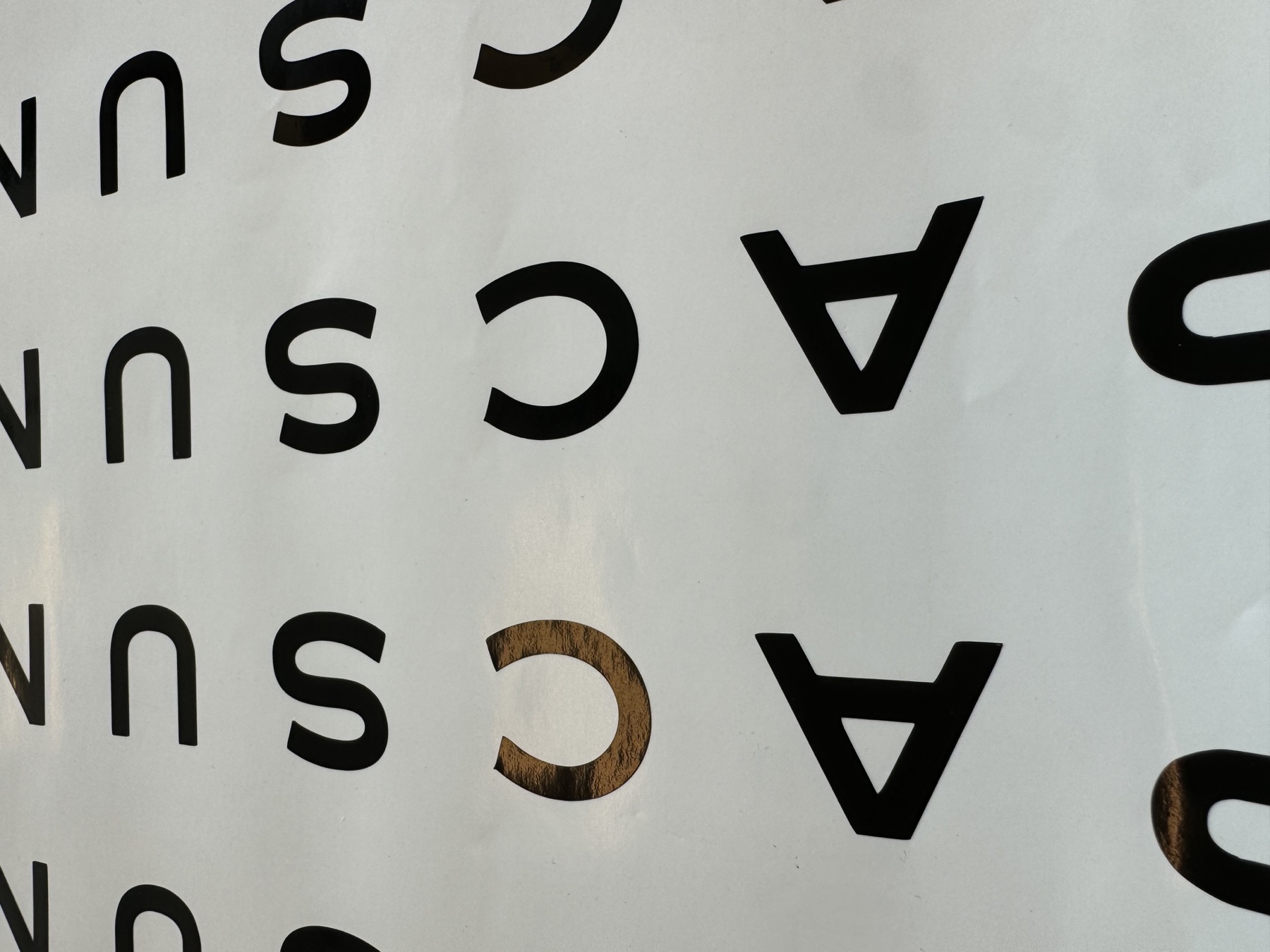 Production view of PacSun and Jokes on You graphics